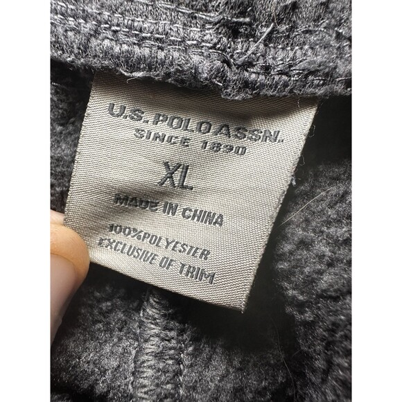 U.S. Polo Assn. Sweatpants Men’s XL Dark Grey Joggers Logo Casual Loungewear - Picture 3 of 4